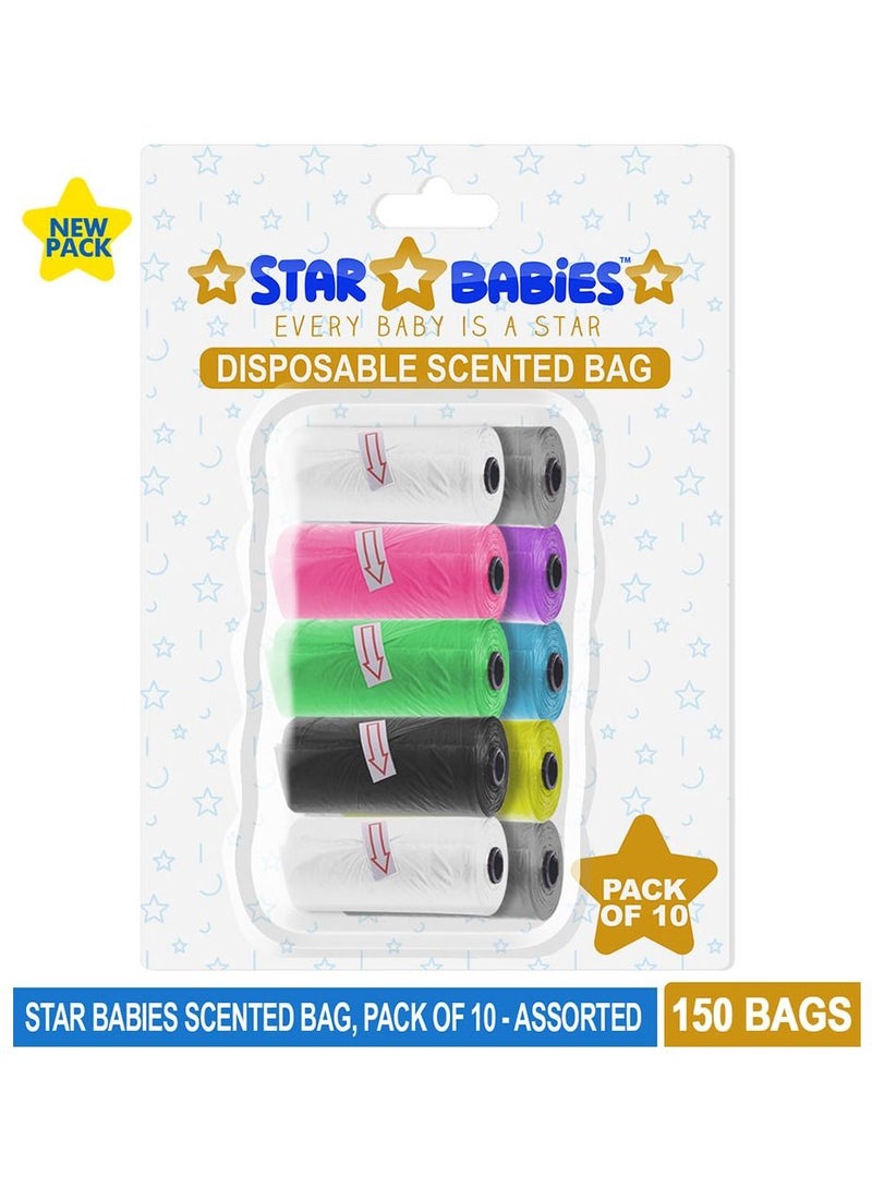 STAR BABiES Scented Bag Blister - Pack of 10 - Assorted - Image 3