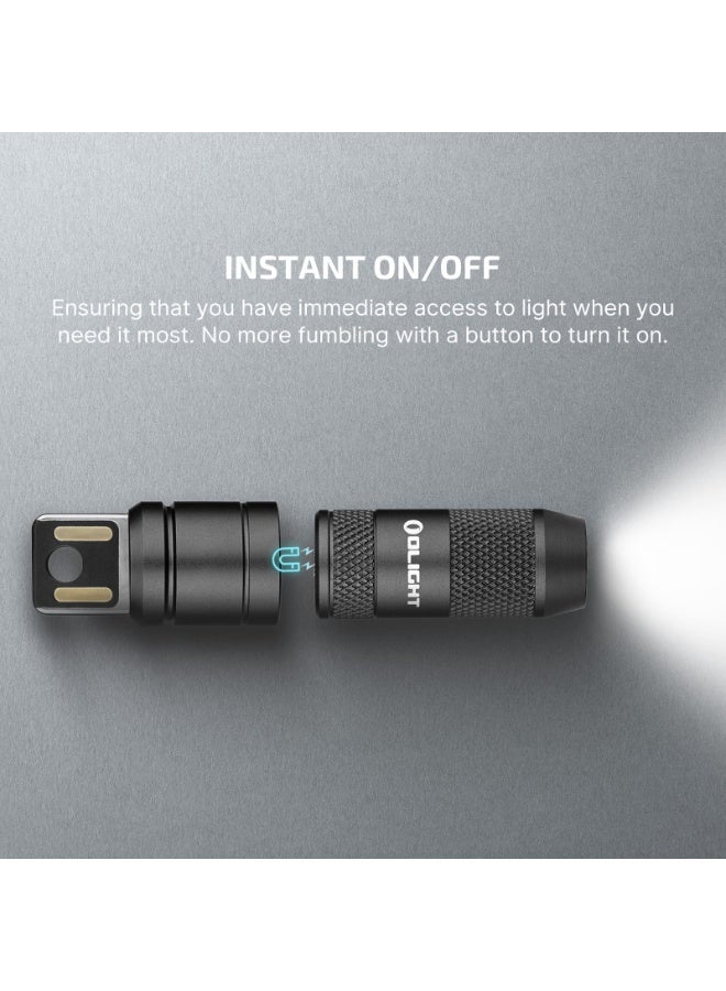 أولايت كشاف OLIGHT iMini 2 للمفاتيح، مصباح يدوي صغير، إضاءة LED بقوة 50 لومن، مدى إضاءة 21 متراً، عمر بطارية 60 دقيقة، كشاف للاستخدام اليومي، يمكن تعليقه على حلقة المفاتيح، مثالي للحمل اليومي وإضاءة الطوارئ. - Image 4