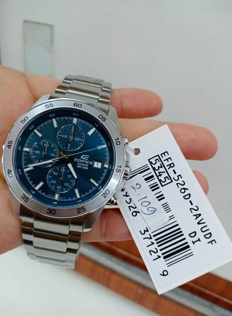 CASIO EDIFICE Standard Chronograph Men Watch EFR-526D-2AVUDF - Image 3
