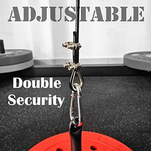 J Bryant Fitness Gym Replacement Customize Cable Fitness Pulley Thick 5mm Heavy Duty Steel Wire Rope for Home Gym Cable Pulley Machine Accessories (Type-C, 196") - Image 4