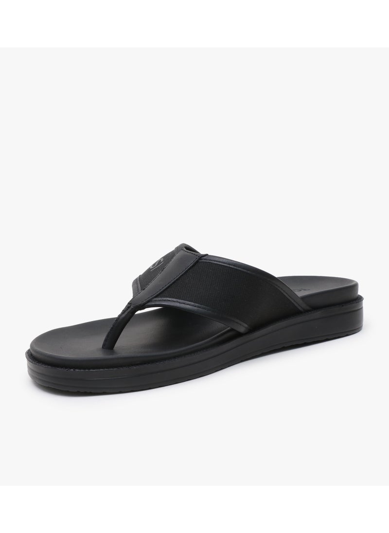 TONI ROSSI Logo Print Thong Flip Flops  - Image 2