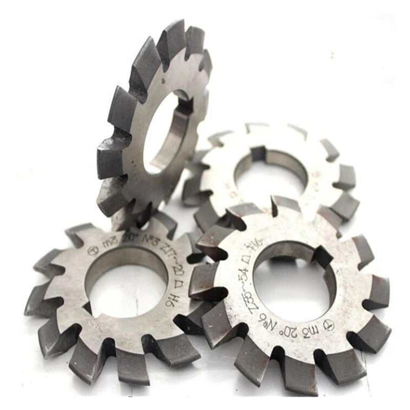 أداة قطع تروس HSS معامل M7 الحجم رقم 2 زاوية ضغط 20 درجة للمقاسات من M0.5 إلى M10 - Image 5