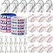 Nuogo 48 Pcs Baseball Party Favors Include 12 Baseball Gift Bags 12 Bracelets 12 Stress Balls 12 Mini Keychain for Inspirational Team Party Supplies Gift Children Boy Girl - Image 3