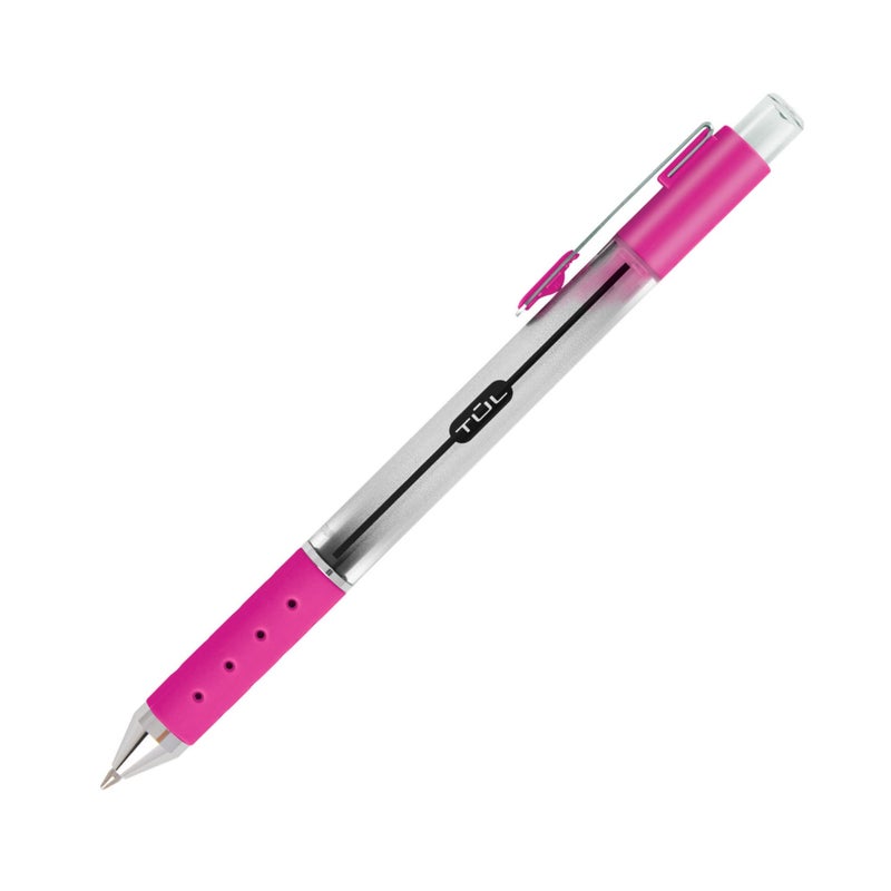 TUL WHJJK TUL Retractable Gel Pens, Bullet Point, 0.7 mm, Gray Barrel, Assorted Standard and Bright Ink Colors, Pack of 14, SG_B01NBW93N6_US - Image 4