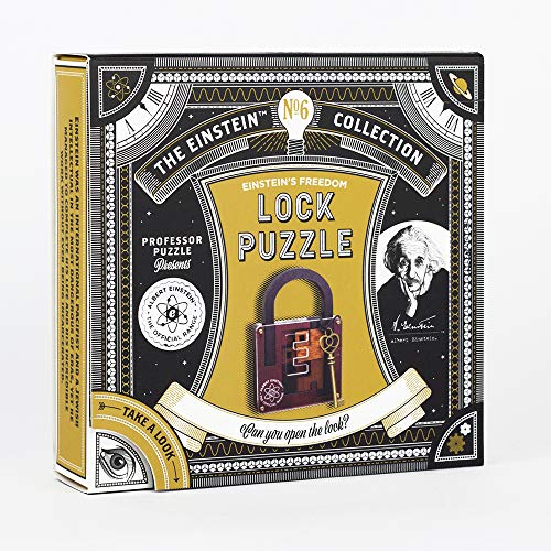 Professor Puzzle مجموعة أينشتاين لغز القفل - لعبة العقل مع قفل محير - لغز البروفيسور ثلاثي الأبعاد لتحدي العقل - Image 2