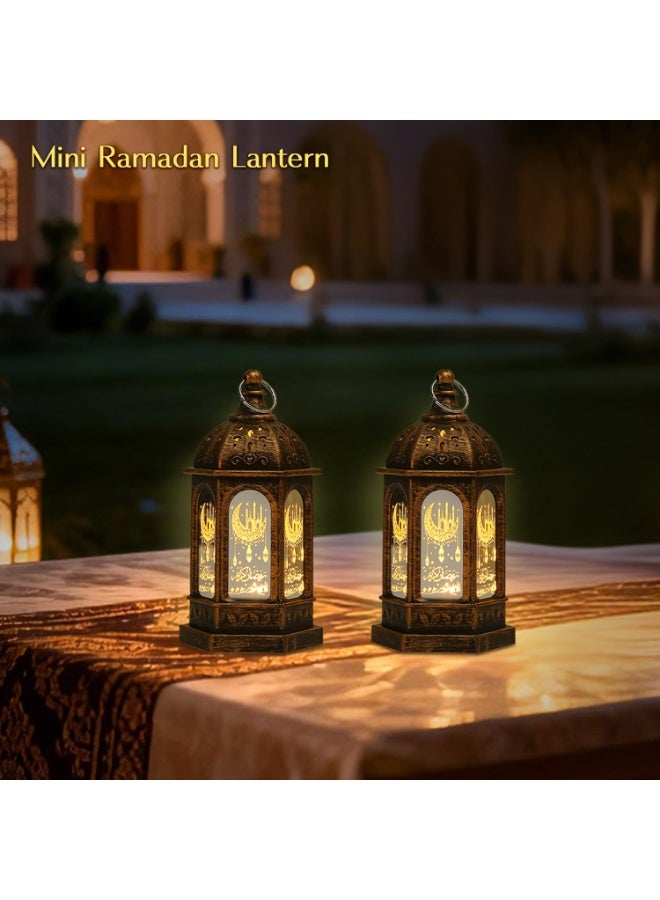 2pcs Ramadan LED Star Moon Decorative Lantern Lamp for Eid Mubarak Home Decor - Image 5