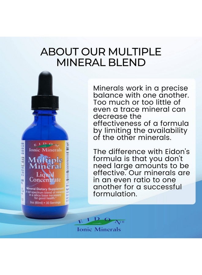 Eidon Ionic Minerals Eidon Multiple Minerals Supplement Minerals For Water Liquid Vitamins Allnatural Bioavailable Ionic Vegan Glutenfree No Additives Or Preservatives 2 Ounce Bottle - Image 4