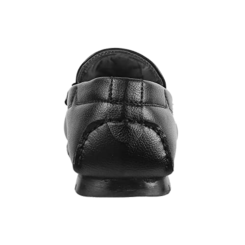Mochi Mens Leather Black Loafers (Size (6 UK (40 EU)) - Image 3
