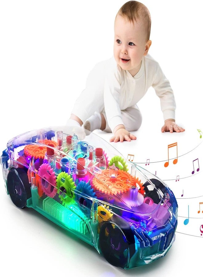 AMRAD 3D Car with 360 Degree Rotation, Gear Simulation Mechanical Car, Sound & Light Toys for Kids Boys & Girls (Multi Color) (Multi Design) - Image 1