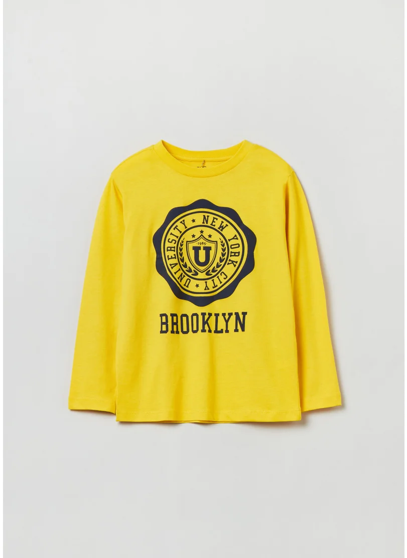 Ovs Long-Sleeved T-Shirt With Print