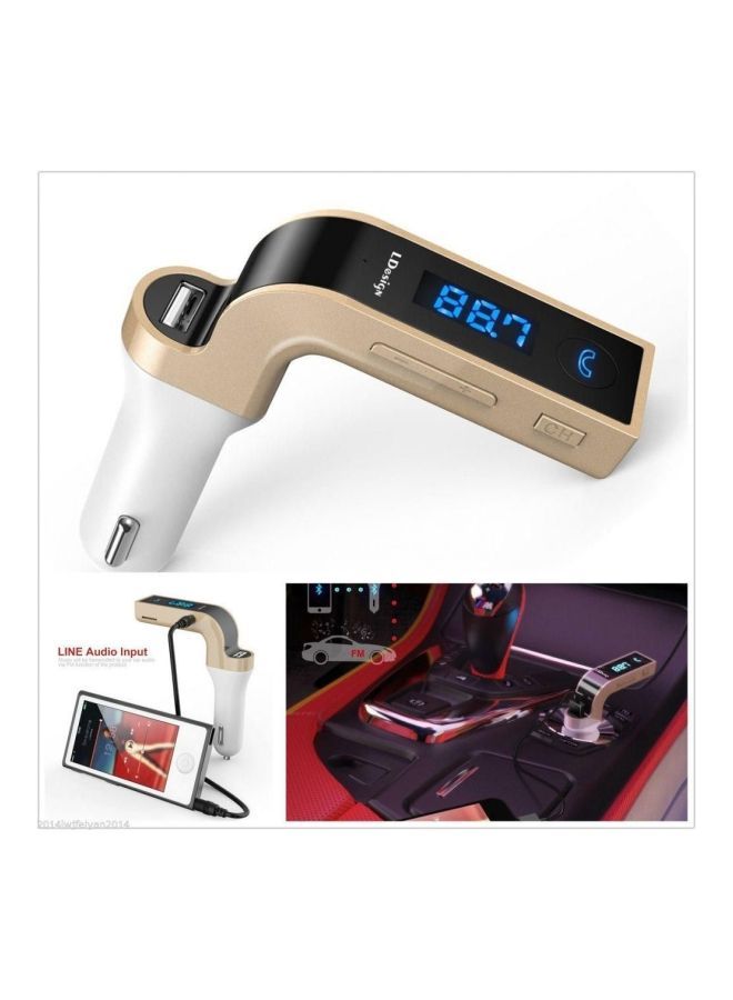 NIBEMINENT Bluetooth FM Transmitter Multicolour - Image 2