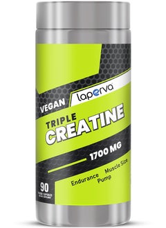 Laperva Vegan Triple Creatine 1700 mg 90 Veggie Capsules  - Image 1
