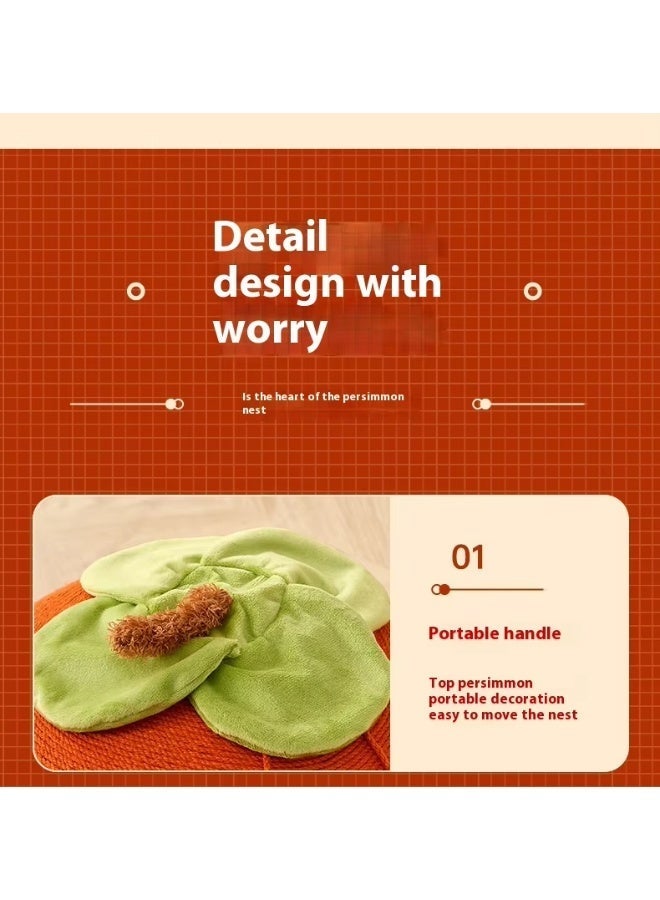 A.M Fully Enclosed Winter Cat Nest Raw sisal Cat Scratch Board Insulation Scratch Resistant - Image 3