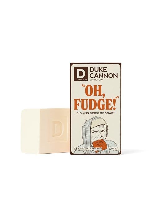Duke Cannon Supply Co. Duke Cannon Supply Co. Big Brick of Soap Bar for Men Holiday Edition - OH Fudge (Cocoa & Spice Scent), 10 oz. (1 Pack) 