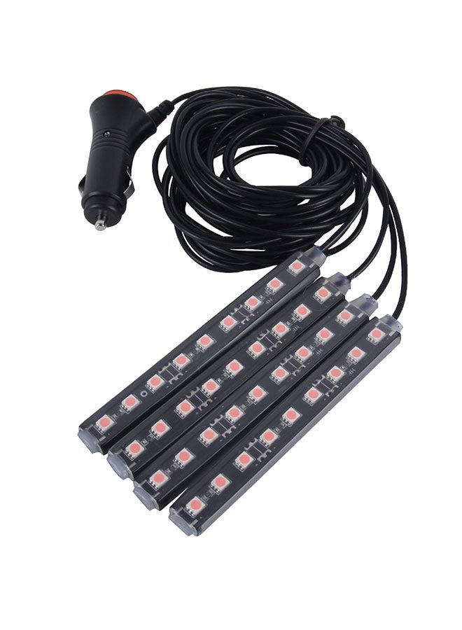 MUNTAQI 4-In-1 4.5W DC 12V 36 SMD-5050-LEDs RGB Car Interior Floor Decoration Atmosphere Neon Light Lamp - Image 1