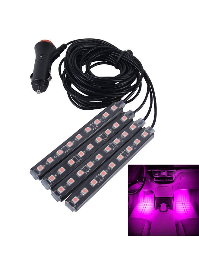 MUNTAQI 4-In-1 4.5W DC 12V 36 SMD-5050-LEDs RGB Car Interior Floor Decoration Atmosphere Neon Light Lamp - Image 2
