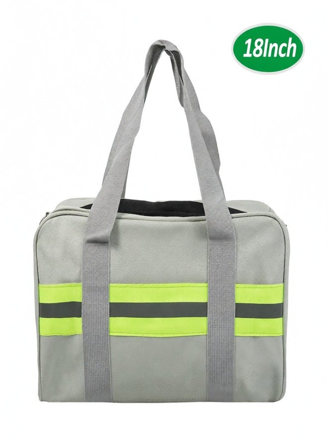PENGGONG 165-4 18Inch Wear-resistant Maintenance Tool Emergency Storage Bag Multifunctional Portable Tool Bag Large Capacity Thickened Double Oxford Cloth Tool Storage Bag with Night Reflective Strip - Image 1