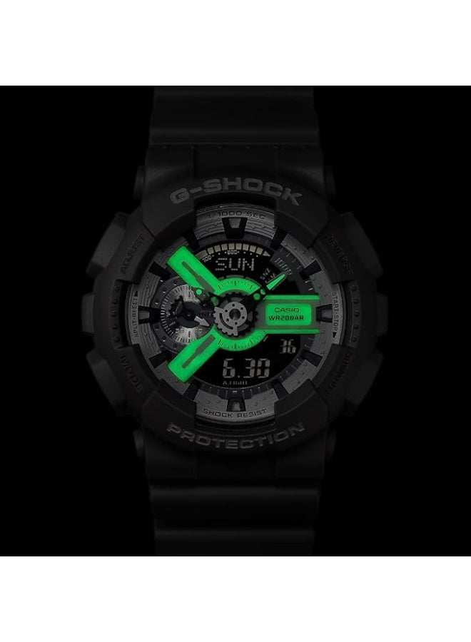 G-SHOCK Casio G-Shock Analog-Digital Watch GA-110HD-8ADR - Image 3