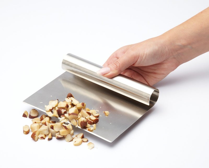 KitchenCraft Stainless Steel Vegetable Chopper/Food Scoop, 15 x 11.5 cm (6" x 4.5"), Silver - Image 2