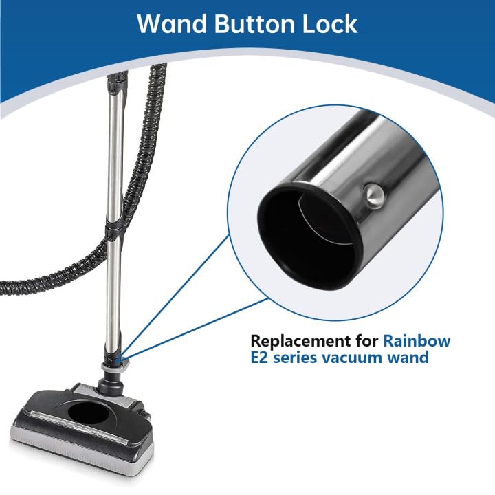 PROSOCOOL Wand Button Lock Replacement for Rainbow E2 Vacuum Wands, Stainless Steel Wand Push Release Latch Lock - Image 2
