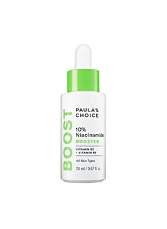 PAULA'S CHOICE Boost 10% Niacinamide Booster Vitamin B3 Vitamin C & Licorice Extract Serum Pore Minimizer 0.67 Ounce  - Image 1
