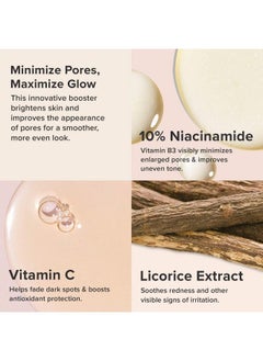 PAULA'S CHOICE Boost 10% Niacinamide Booster Vitamin B3 Vitamin C & Licorice Extract Serum Pore Minimizer 0.67 Ounce  - Image 4