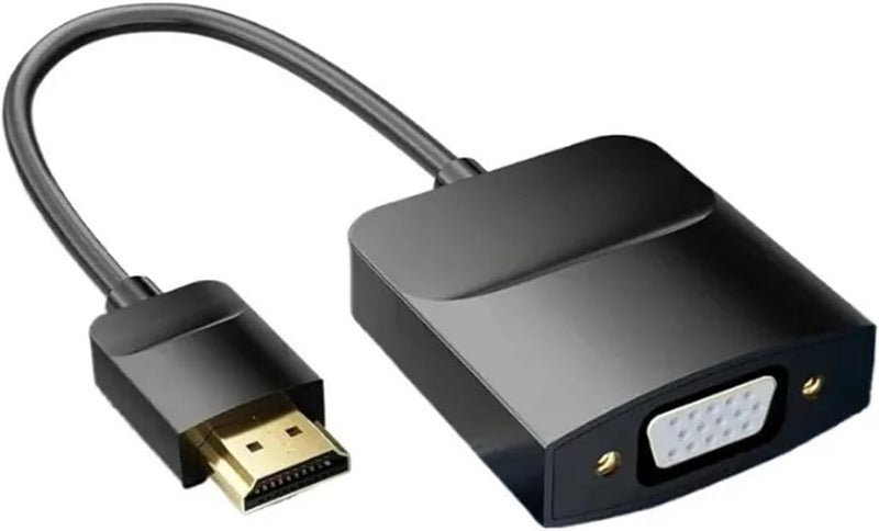 1080P HD HDMI-VGA Converter, Compatible for Vention，Male to Female + 3.5 Jack Audio Cable for Xbox/PS4/PC/Laptop/Projector(No Audio No Power) - Image 2