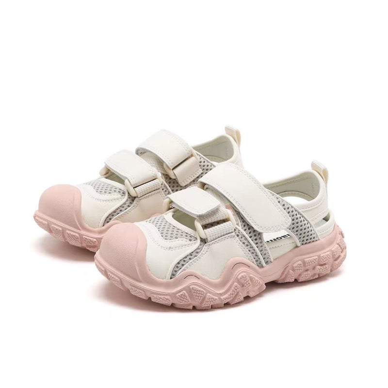 Boys Sandals Summer Sports Baotou Girls Hollow Breathable Mesh Shoes Hiking Shoes Children'S Beach Shoes - Image 4