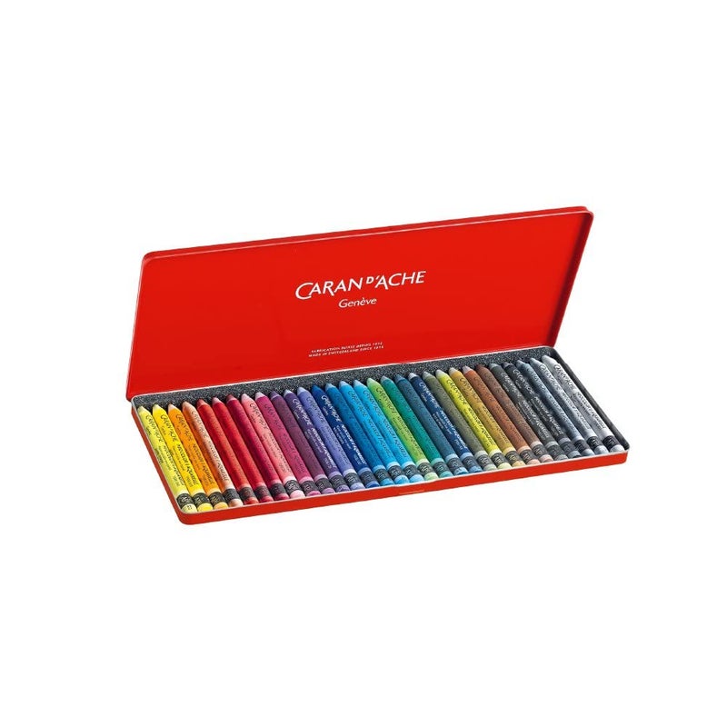 Caran d'Ache Classic Neocolor II Water-Soluble Pastels, 30 Colors - Image 2