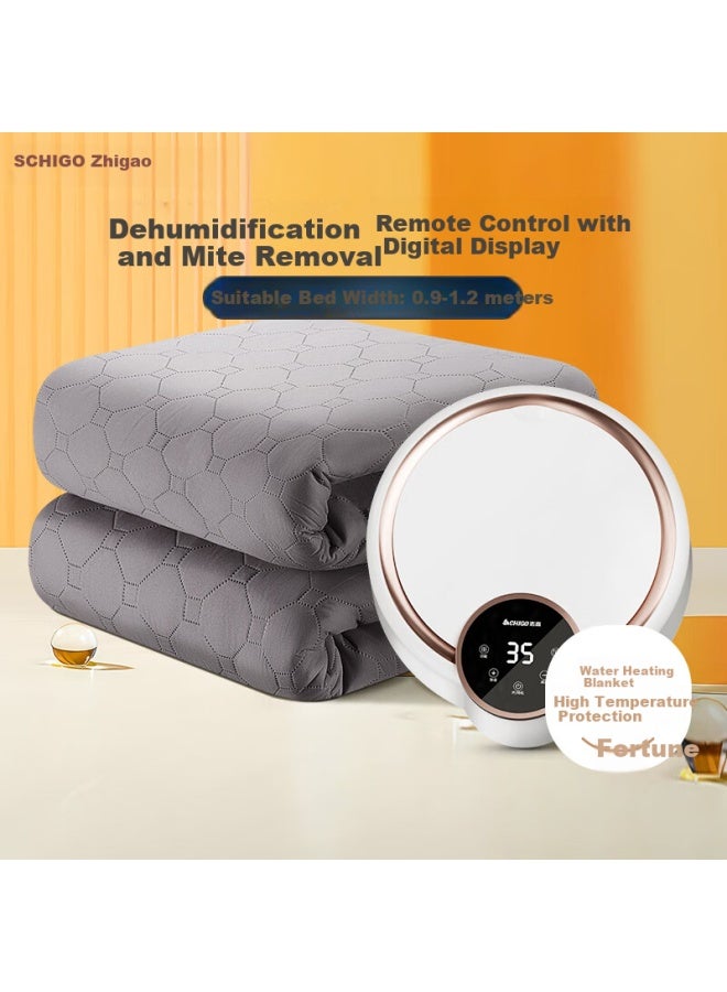 Chigo Water-electricity Separation Single-person Remote Control Digital Temperature Display Timer Water Heating Blanket Electric Heating Blanket 0.9m*1.8m - Image 1