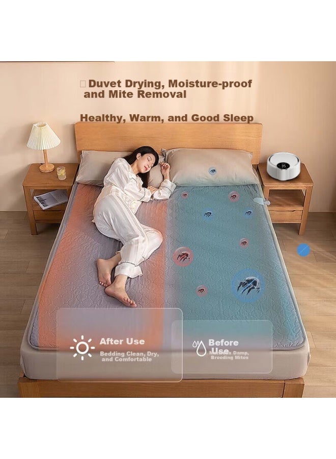 Chigo Water-electricity Separation Single-person Remote Control Digital Temperature Display Timer Water Heating Blanket Electric Heating Blanket 0.9m*1.8m - Image 3