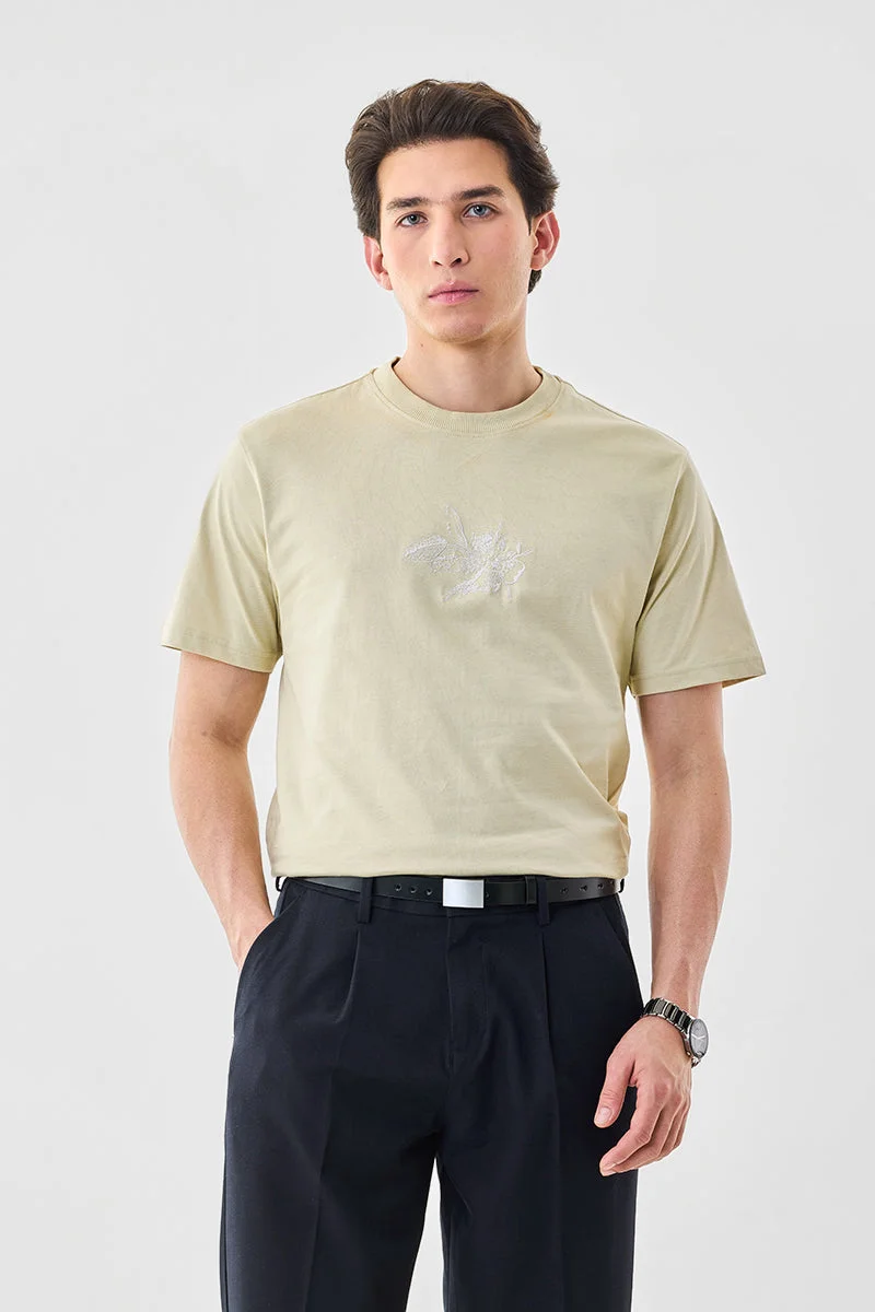 سنيتش تيشيرت قطن مطرز فاخر