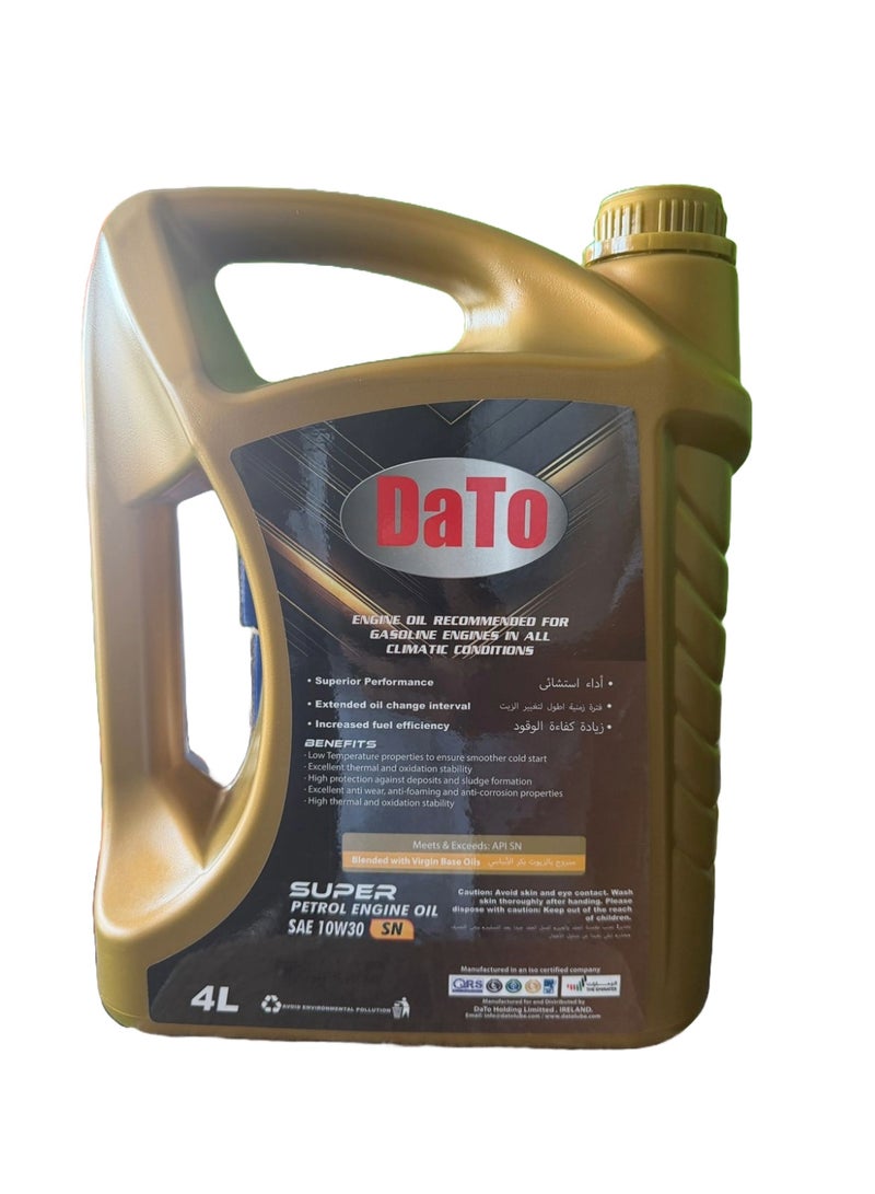 داتو  10W30 - زيت المحرك 4 لتر - Image 3