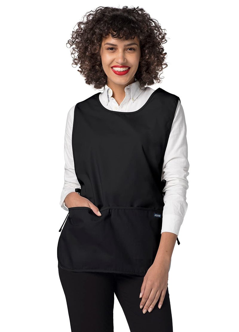 Adar Uniforms, Universal Cobbler Apron 2 Pack - Unisex Cobbler Apron - 7022 - Black - R - Image 2