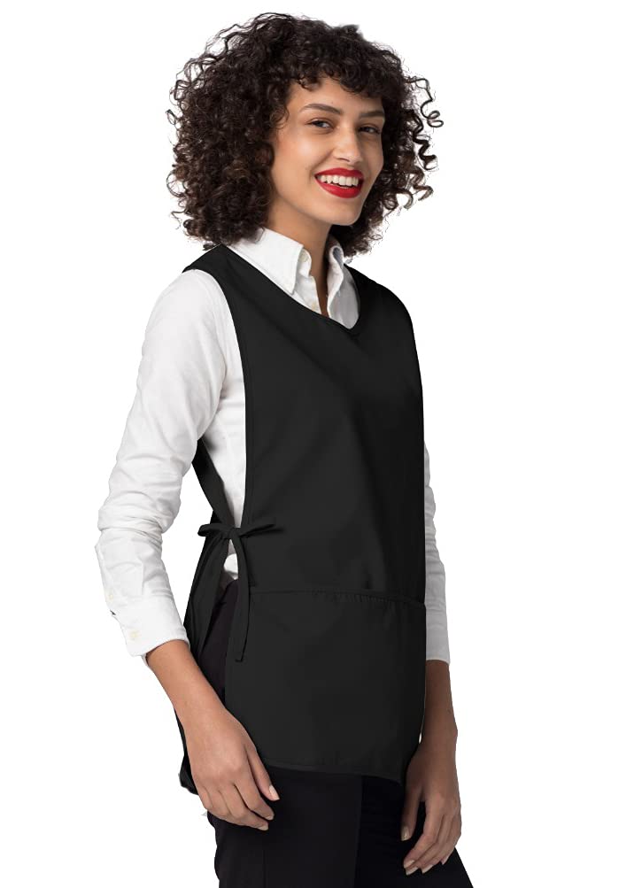 Adar Uniforms, Universal Cobbler Apron 2 Pack - Unisex Cobbler Apron - 7022 - Black - R - Image 3