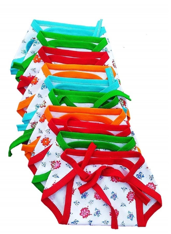 Sunuo Washable Reusable Multicolour Hosiery Cotton Diapers,Nappy,Langot For New Born Baby (0-6 Months (PACK OF 5) - Image 1