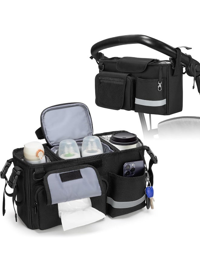 GRAOSO Parent Console Stroller Organizer Compatible with WONDERFOLD WX - Image 1