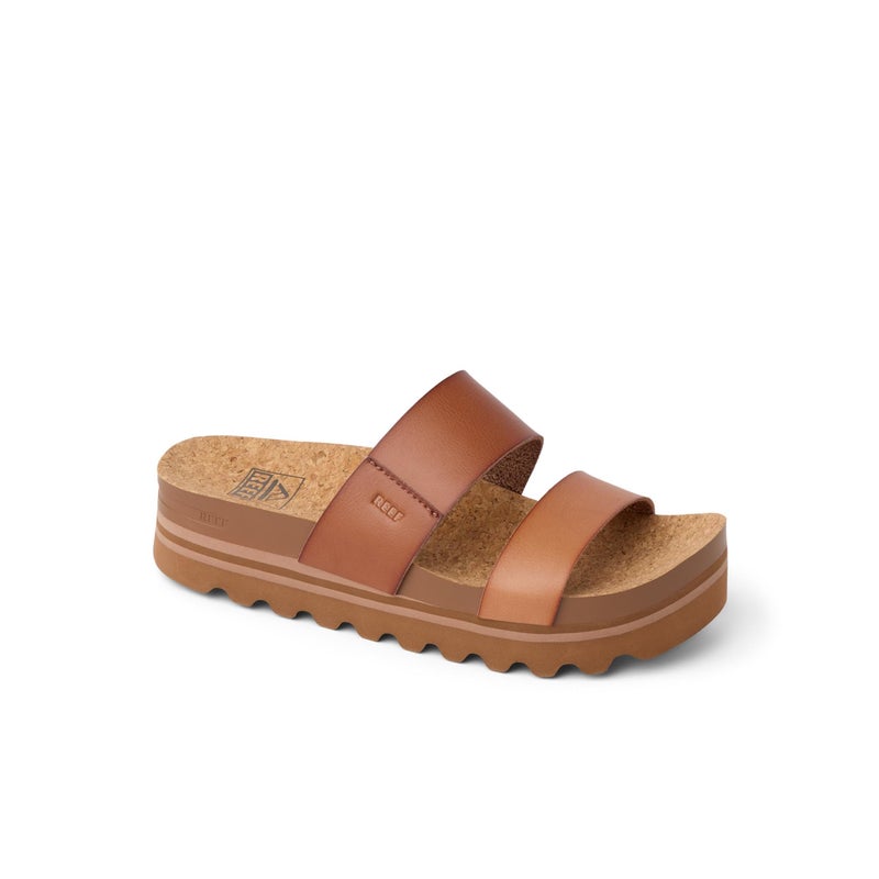 REEF Cushion Vista Hi Womens Platform Fashion Sandal, Arch Support, Ultra Soft Cushion Footbed, Espresso Duo, 7 - Image 4