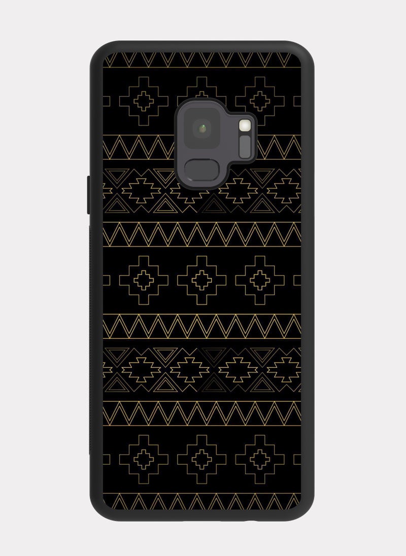 PXLAAT Samsung Galaxy S9 case cover Najdi Pattern - Image 1