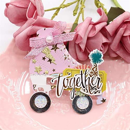 K.S. CRAFT KSCRAFT Roller Skate Metal Cutting Dies Stencils for DIY Scrapbooking/Photo Album Decorative Embossing DIY Paper Cards - Image 3