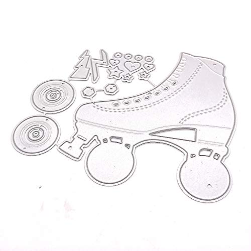 K.S. CRAFT KSCRAFT Roller Skate Metal Cutting Dies Stencils for DIY Scrapbooking/Photo Album Decorative Embossing DIY Paper Cards - Image 5