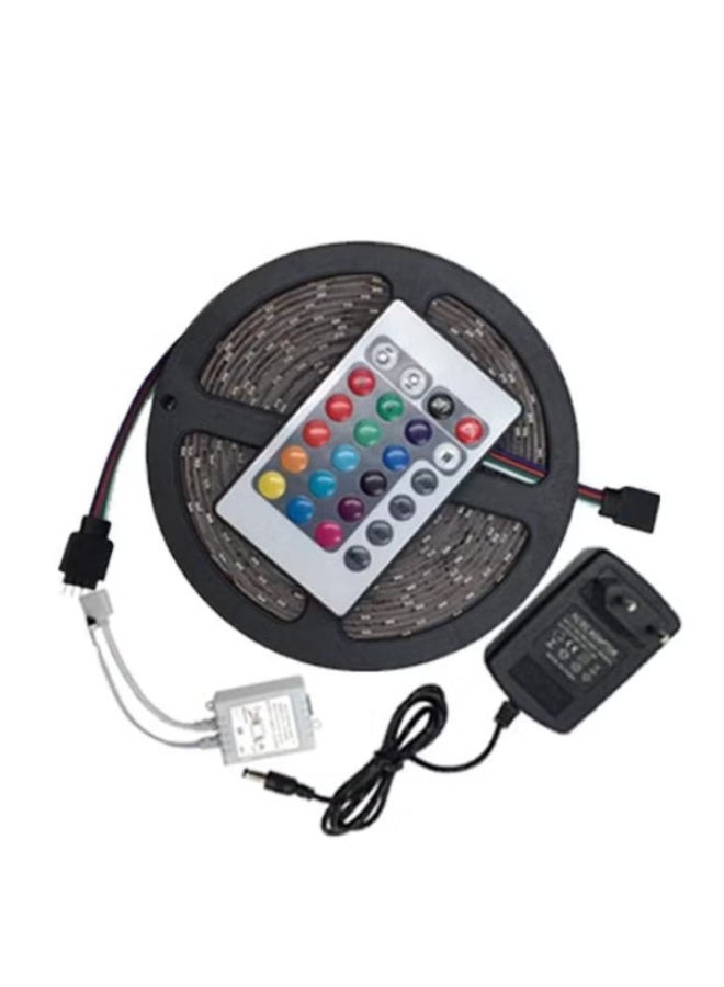 شريط إضاءة LED مقاوم للماء بطول 5 متر مرن وموفر للطاقة للإضاءة والديكور الداخلي والخارجي