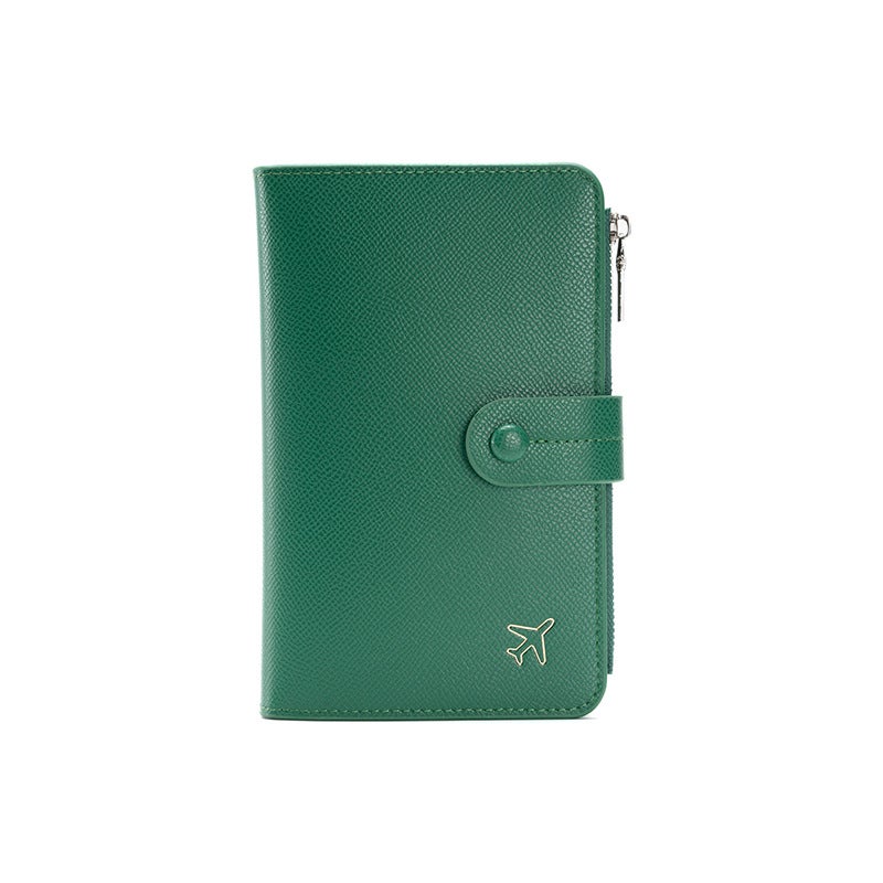 Anti-theft Brush Passbook Bag Portable ID Card Holder RFID Card Bag Integrated High Quality PU Leather Small and Not Occupying Land - Image 1