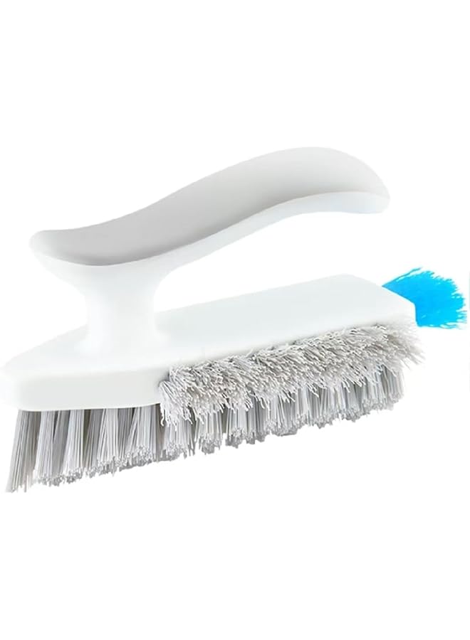 promass Cleaning Brushes, 4-in-1 Floor Scrub Brush, Tile Grout Cleaner Brush, Corner Crevice Scrubber Baseboards Brush, Tool Groove Brush, Multi-purpose Scrubbing Tools for Living Room and Kitchen - Image 1