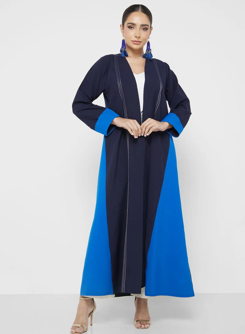Khizana Two Tone Color Abaya