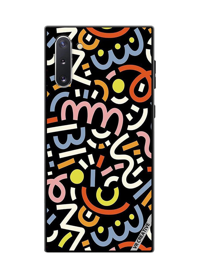 VR CREATIVE Protective Case Cover For Samsung Galaxy Note10 5G Vector Design Multicolour - Image 1