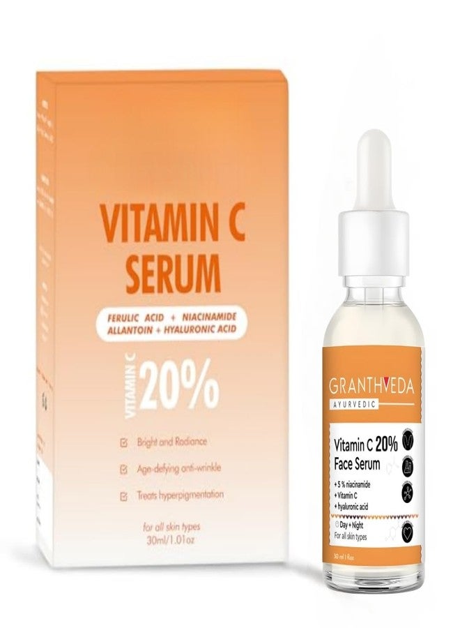 GRANTHVEDA Vitamin C Face Serum- 20% - Image 1