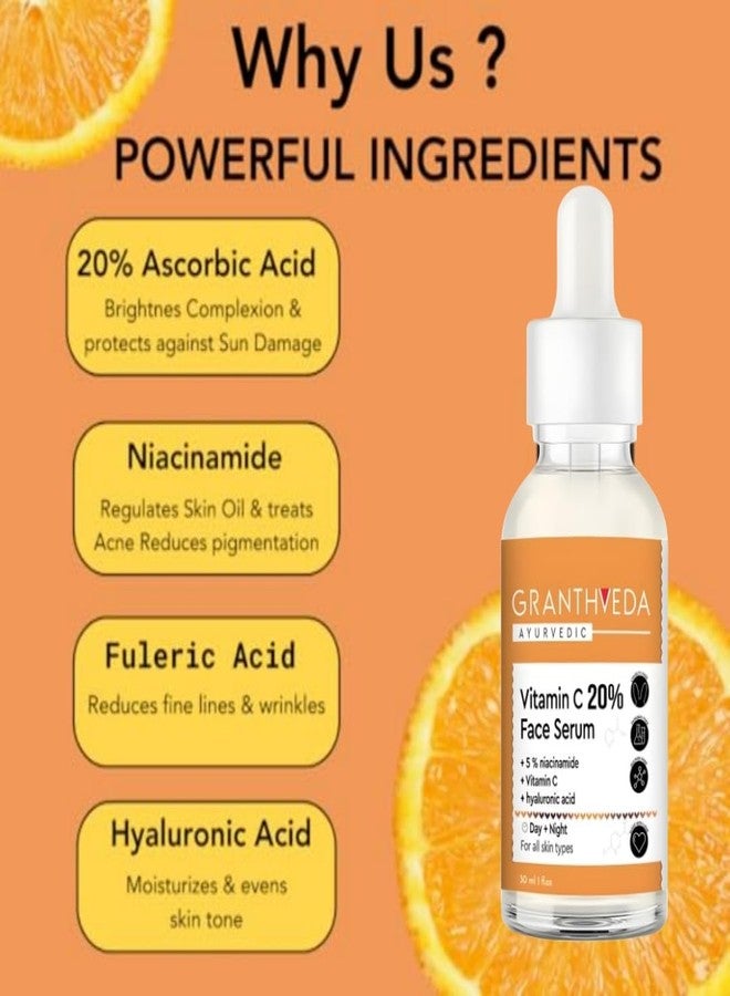 GRANTHVEDA Vitamin C Face Serum- 20% - Image 4