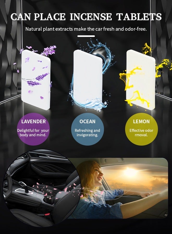 Generic Multi-Purpose Car Trash Can with Leak-Proof Design, Auto Trash Container with Garbage Bag and Aromatherapy Sheet, Fits most cars  - Image 5