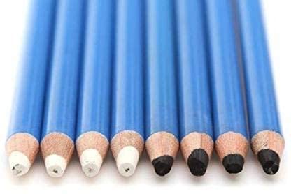Baoer Set of 8 Artist Pastel Pencils Ideal from Begginers to Professionals Blue - Image 4